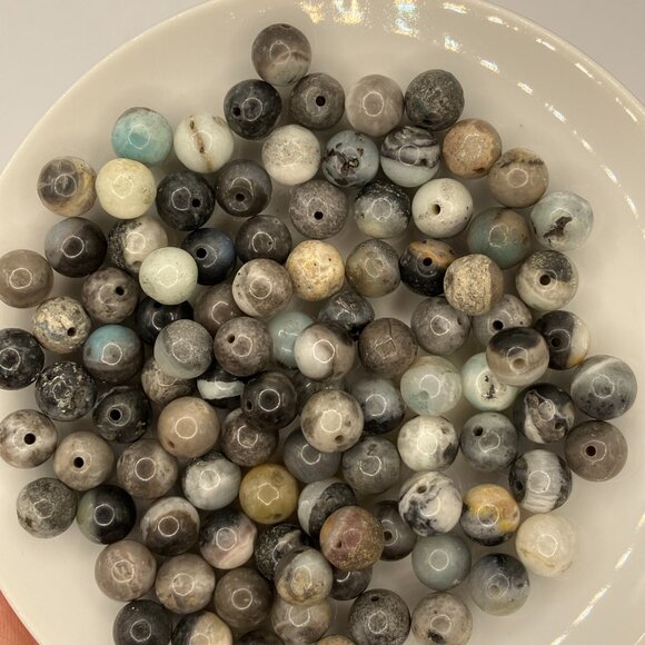 Amazonite 8mm Gemstones 150 Beads for jewelry projects and crafts Brand New - Picture 1 of 5